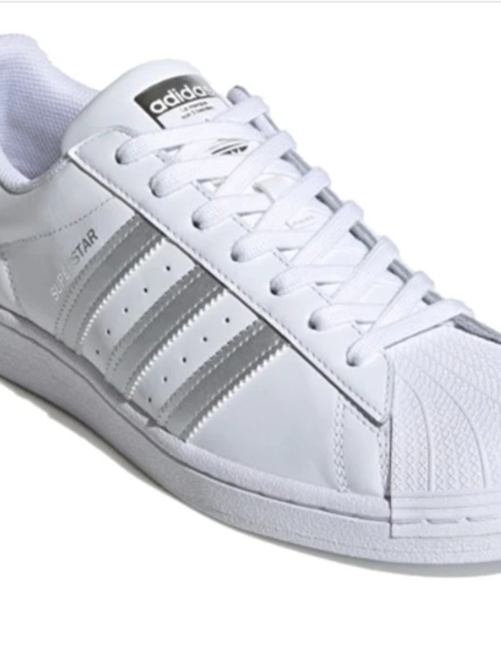adidas Superstar 'White Silver Metallic' - Picture 10 of 11
